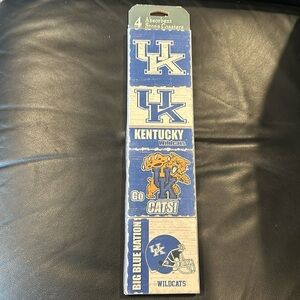 University of Kentucky Wildcats set of 4 absorbent stone coasters new